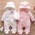 Baby Plush Warm Romper – Dog & Rabbit Design 0-1Y - Little Fashion