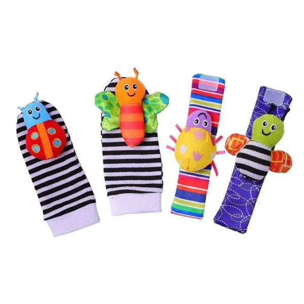 Baby Rattle Socks & Wrist Straps 0-12 Months - Little Fashion