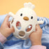 Baby Teether Mittens: Cartoon Chick Silicone Teething Toy for Gums & Molar Relief - Little Fashion