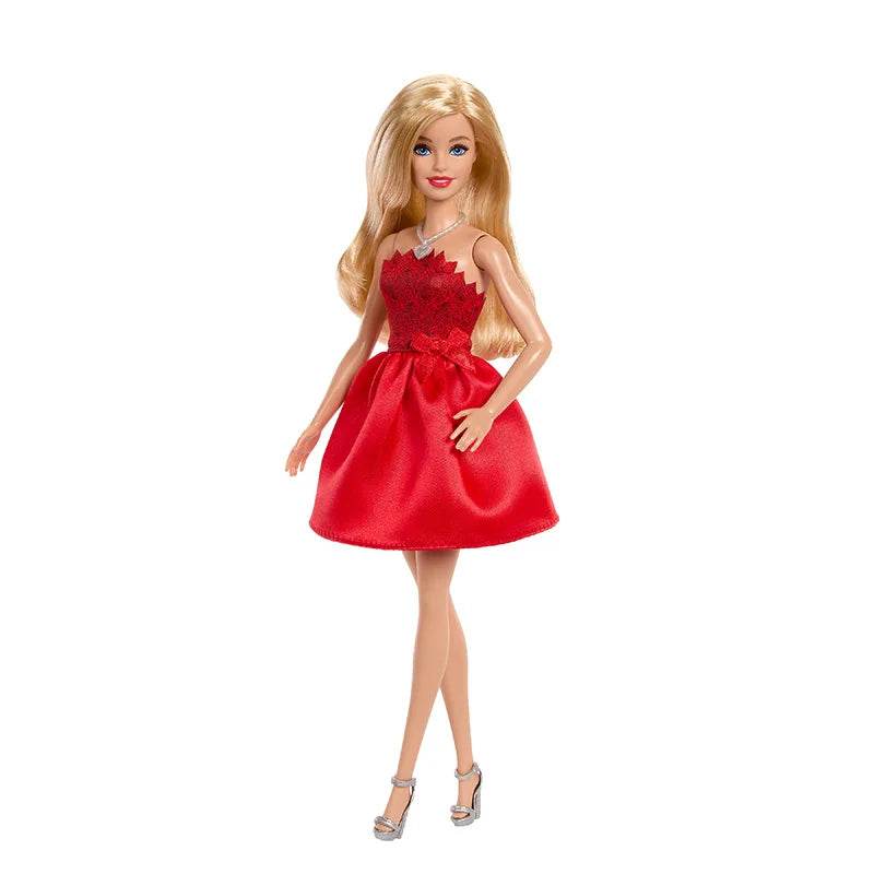 Barbie 80th Anniversary Ruby Red Dress Doll - Little Fashion