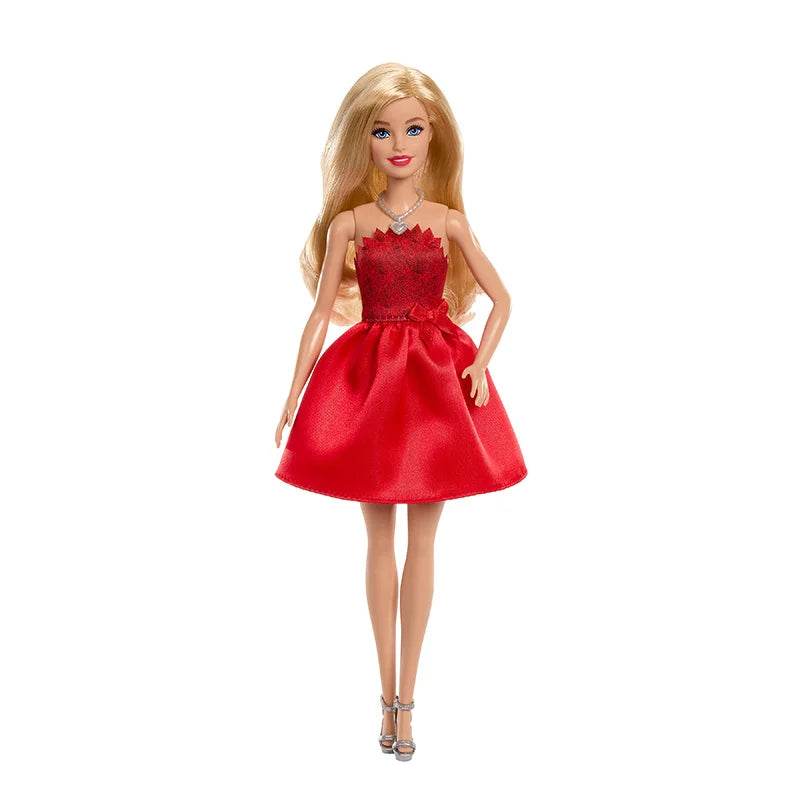 Barbie 80th Anniversary Ruby Red Dress Doll - Little Fashion