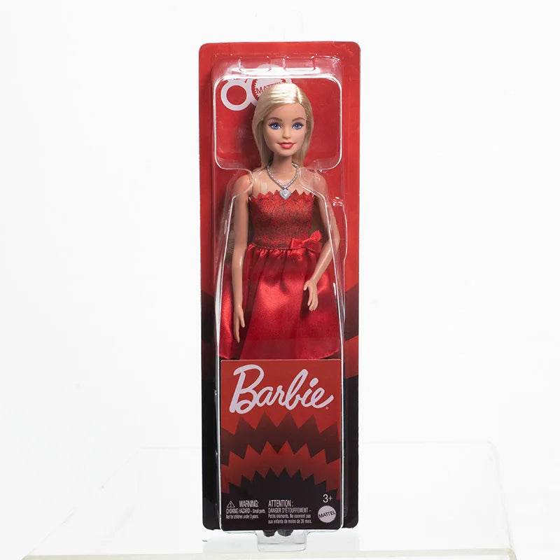 Barbie 80th Anniversary Ruby Red Dress Doll - Little Fashion