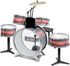 Bontempi 6-Piece Silver Kids Drum Set with Stool - Little Fashion