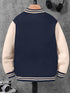 Boys' Varsity Jacket with Letter A & 23 - Little Fashion