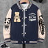 Boys' Varsity Jacket with Letter A & 23 - Little Fashion