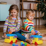 Shape Sorter School Bus Toy - Little Fashion
