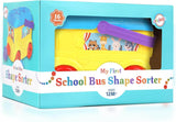 Shape Sorter School Bus Toy - Little Fashion