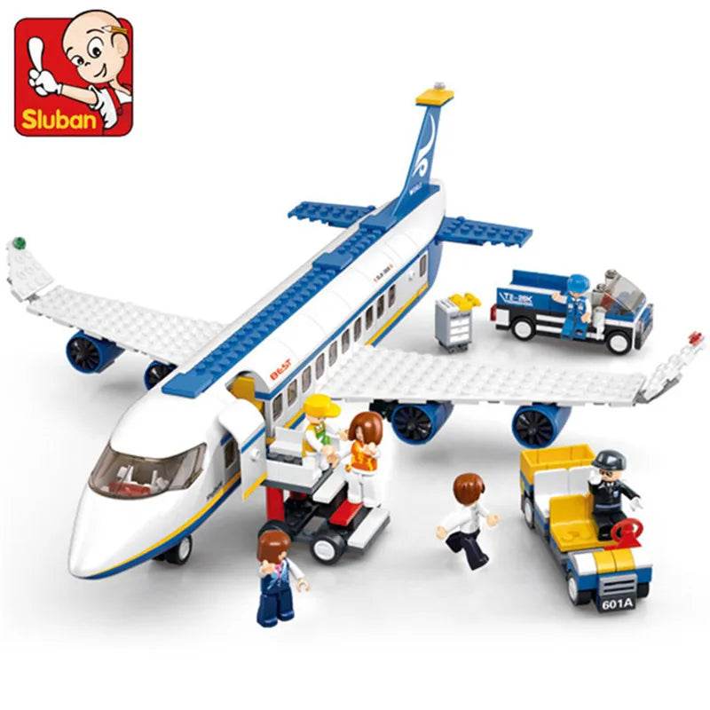 Cargo Plane City Building Blocks: Educational Toy - Little Fashion