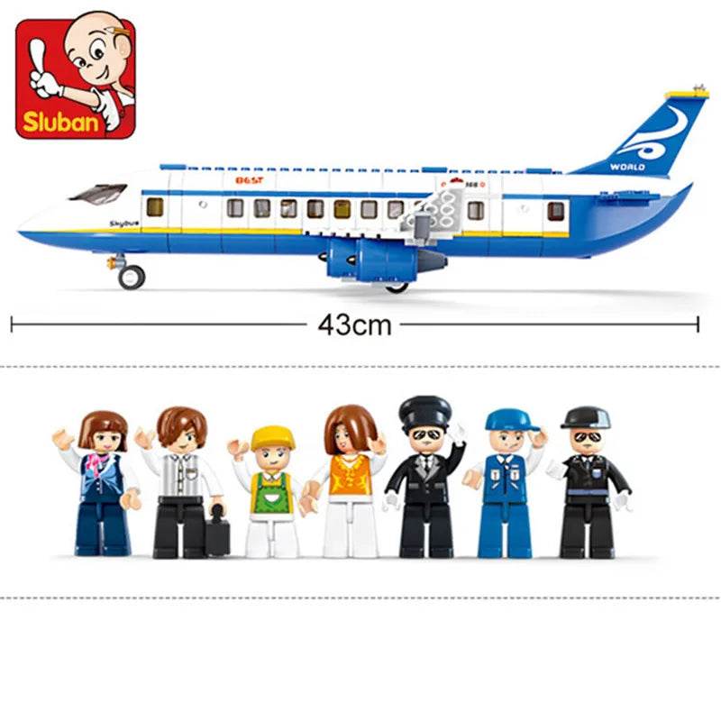 Cargo Plane City Building Blocks: Educational Toy - Little Fashion