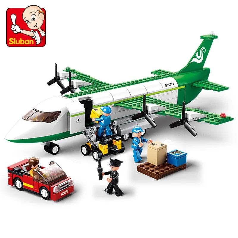Cargo Plane City Building Blocks: Educational Toy - Little Fashion