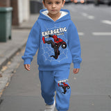 Spiderman Boys' 2-Piece Blue Set