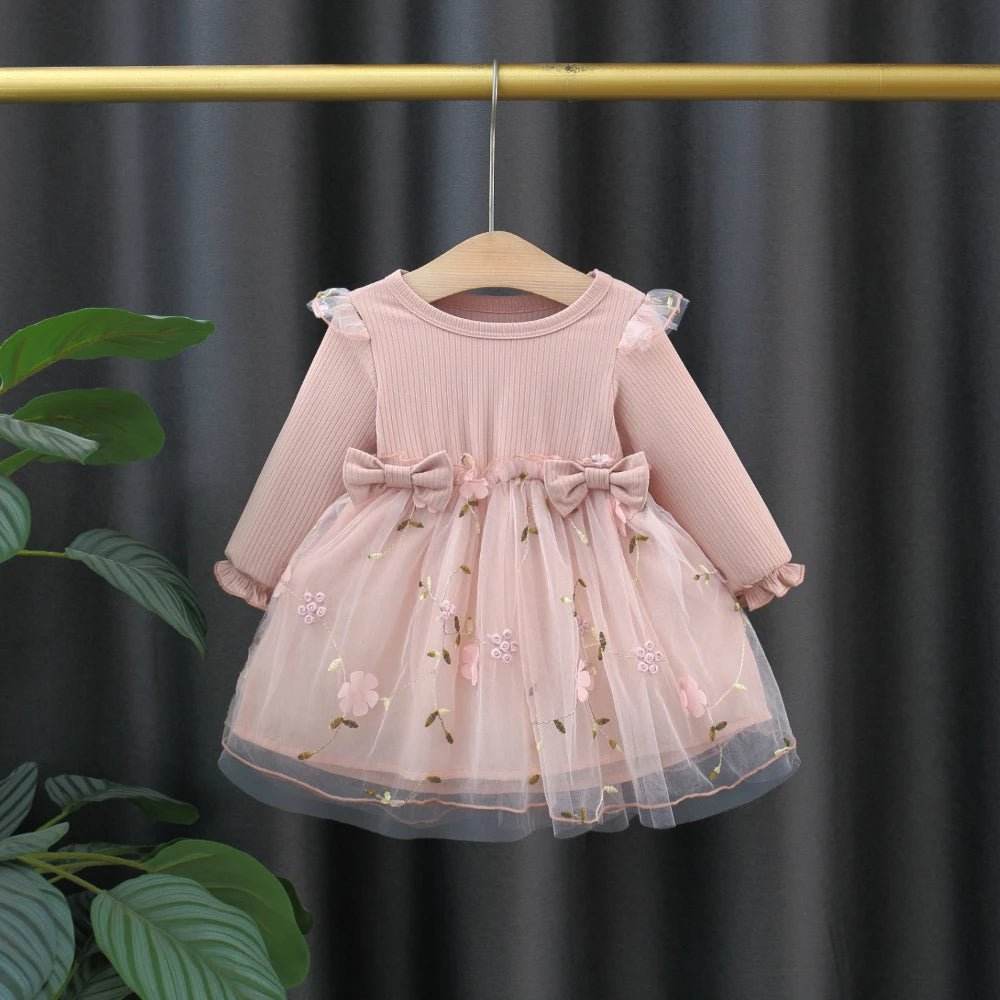 Charming Winter Flower Princess Dres - Little Fashion
