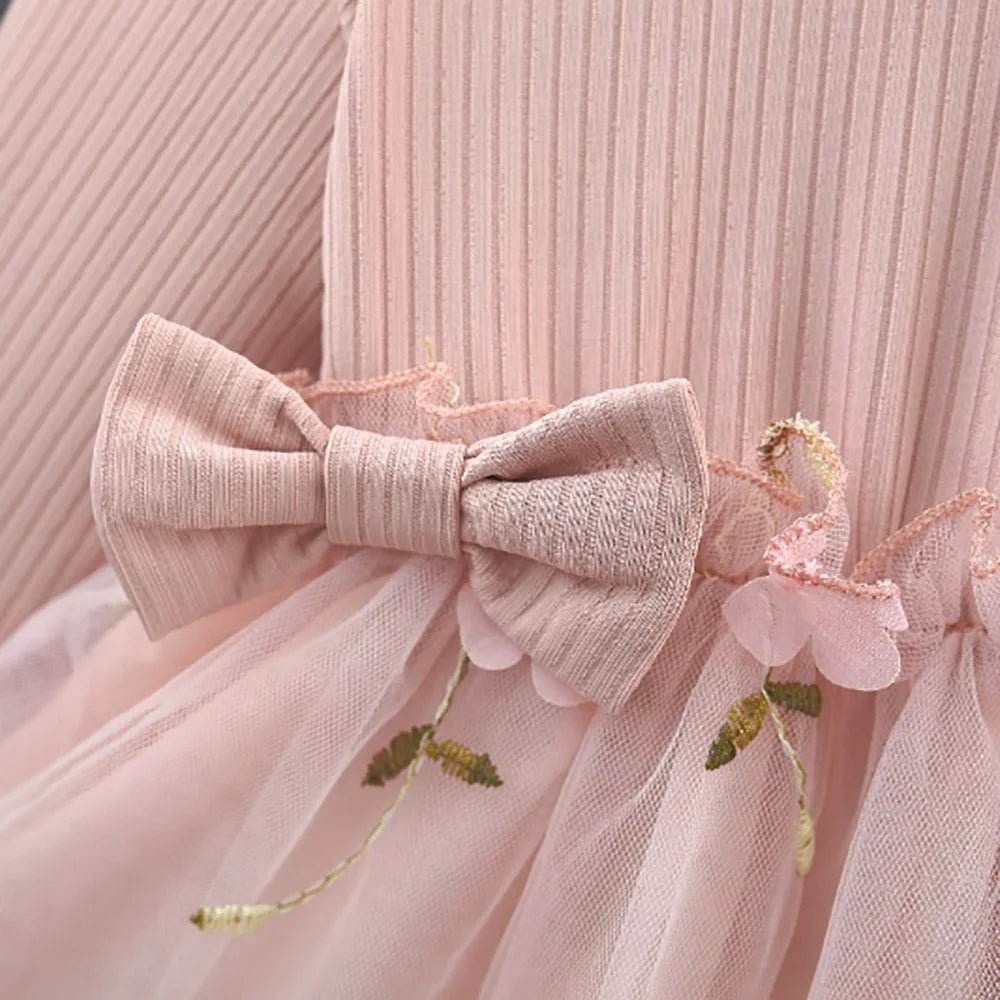 Charming Winter Flower Princess Dres - Little Fashion