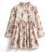 Christmas Dress for Girls with Faux Fur Jacket and Collar - Little Fashion