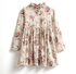 Christmas Dress for Girls with Faux Fur Jacket and Collar - Little Fashion