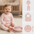 5pc Baby Pink Baby Bodysuit & Silicone Feeding Set (9-24M)