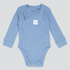 5pc Dusky Blue Baby Bodysuit & Silicone Feeding Set (9-24M)