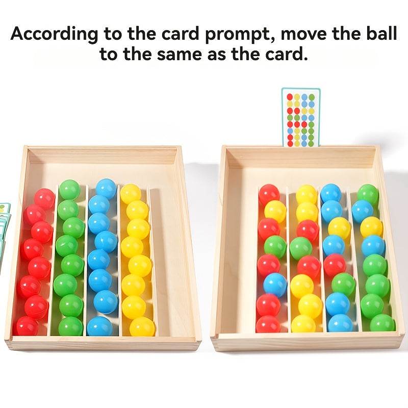 Color Sorting Board Game, Educational Toy, Sensory Aid - Little Fashion