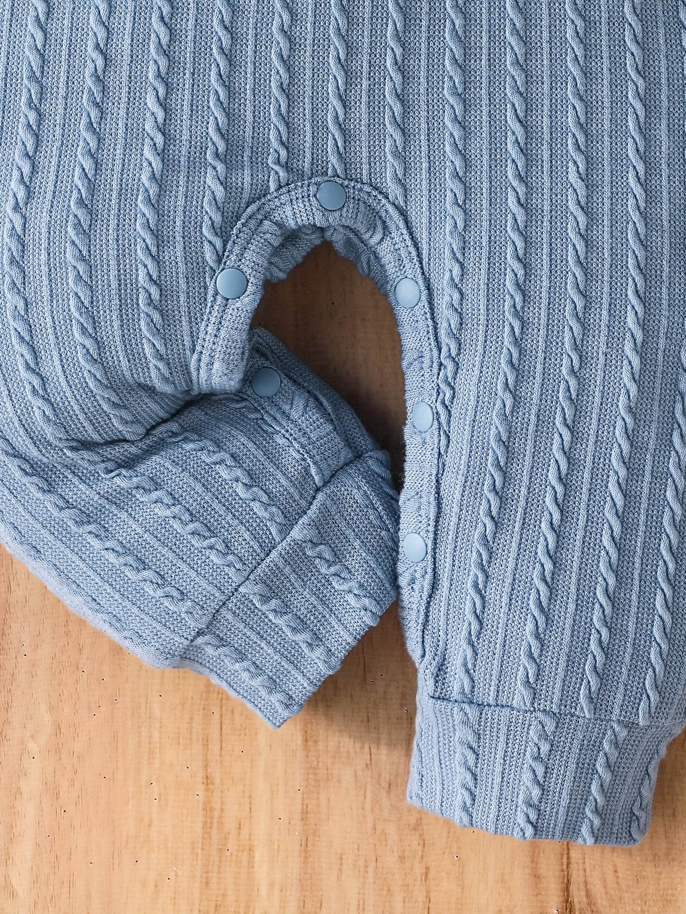 Cozy Baby Boy Bear Jumpsuit (Autumn/Winter) - Little Fashion