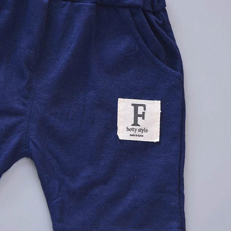 Cute Baby Boy Summer Shirt & Shorts Suit - Little Fashion