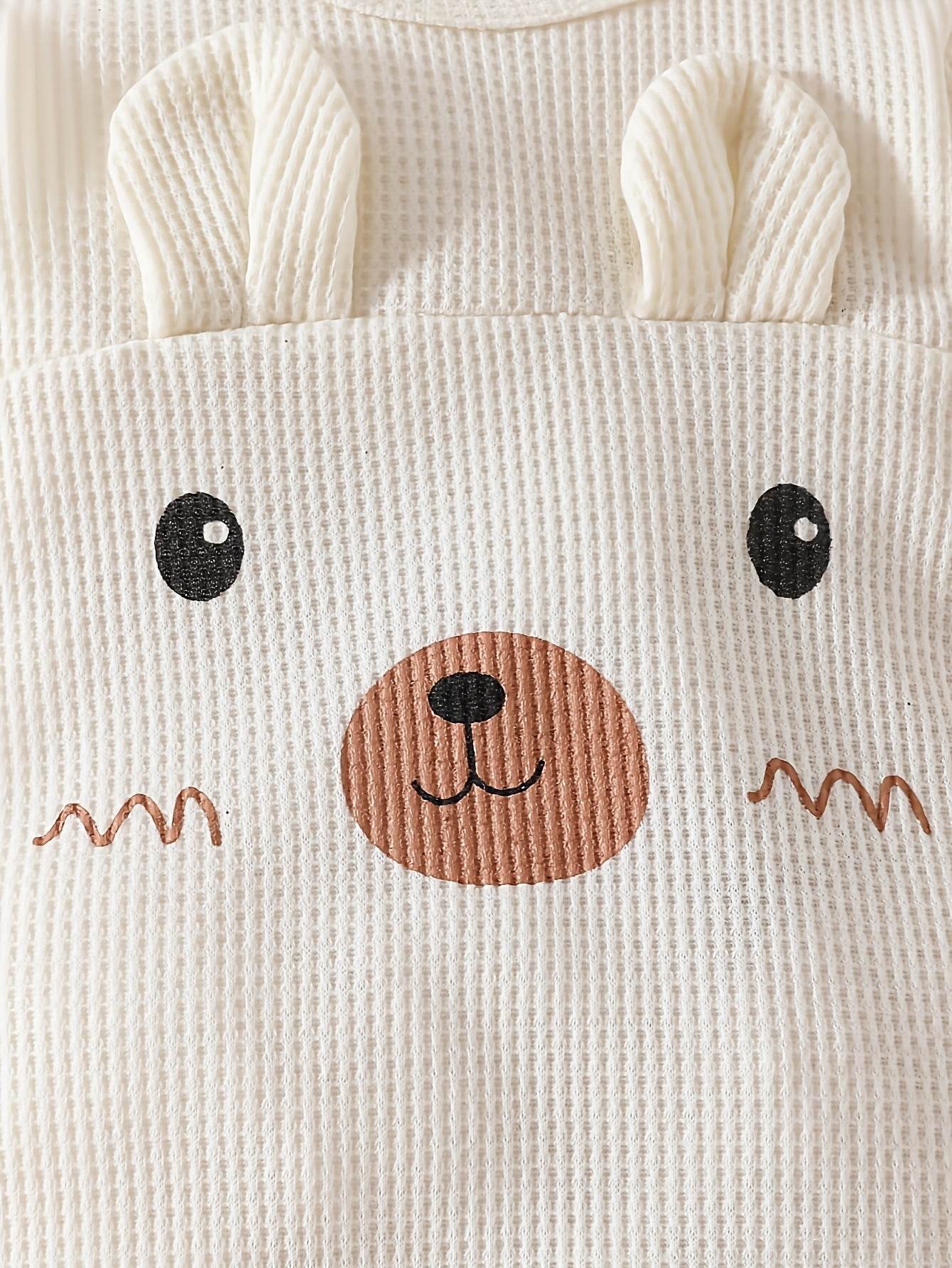 Cute Printed Romper with Hat – Ideal for Outdoors - Little Fashion