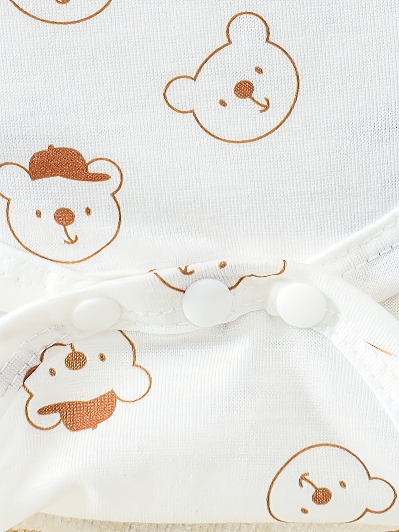 Baby Boy Bear Print Top and Pullover Set