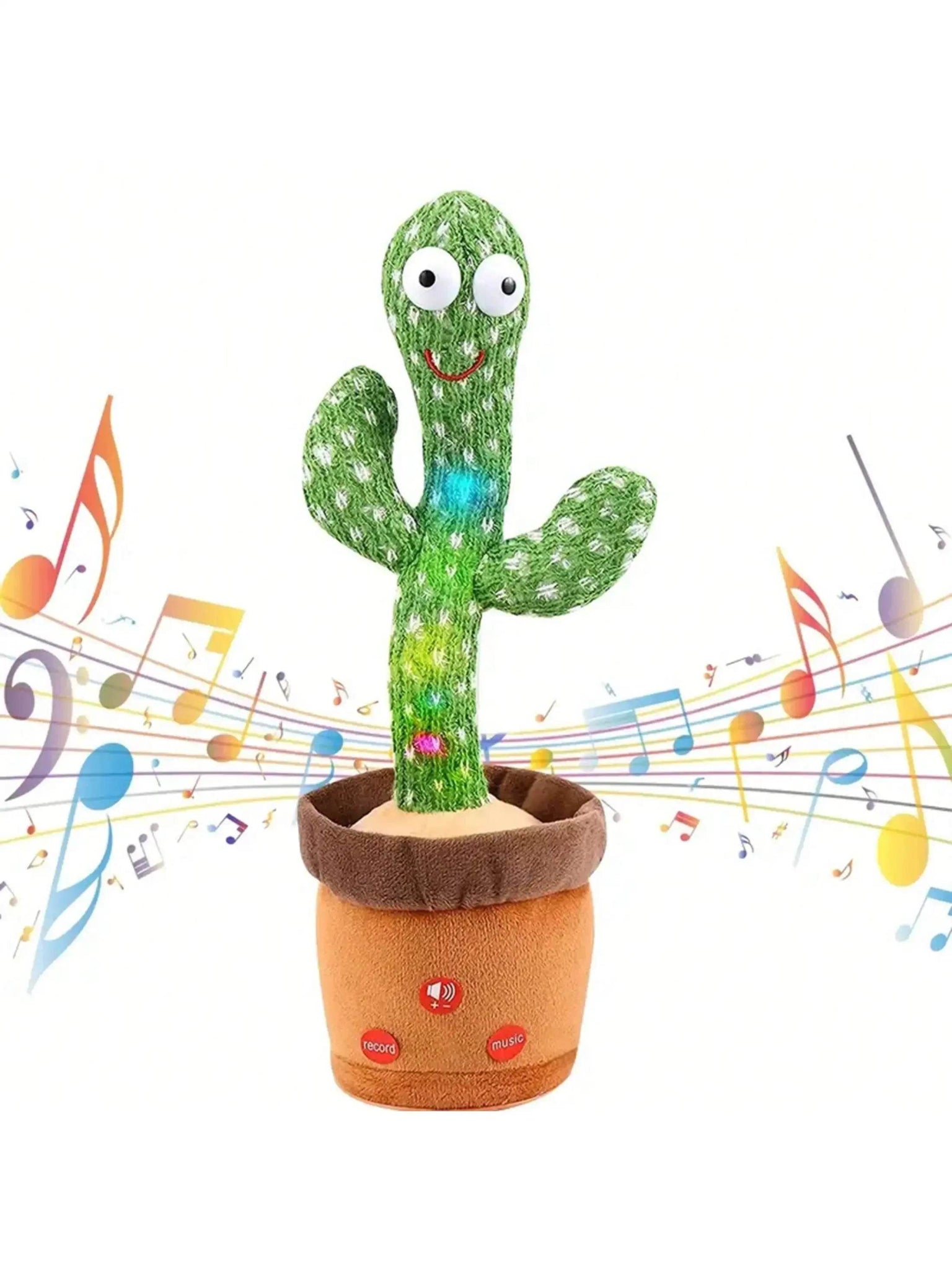 Dancing Talking Cactus Toy | Sings, Records & Repeats What You Say | Interactive Plush for Baby Boys & Girls - Little Fashion