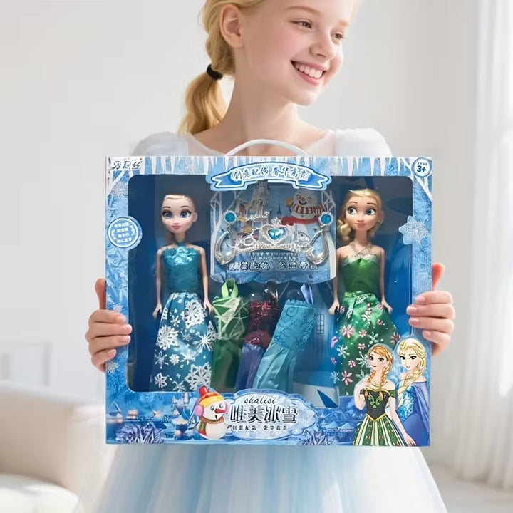 Frozen Elsa & Anna Dolls: 12" Premium Princess Set