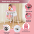 Modern Portable High Chair, Adjustable, Detachable Tray