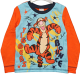 Children's long-sleeve shirt with Tigger character and text on a white background