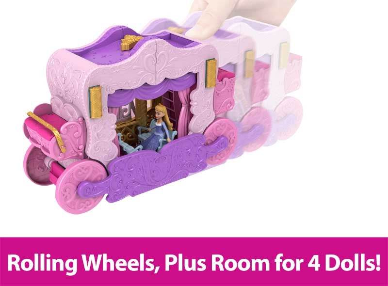 Disney Princess 2-in-1 Carriage Castle Playset - Little Fashion