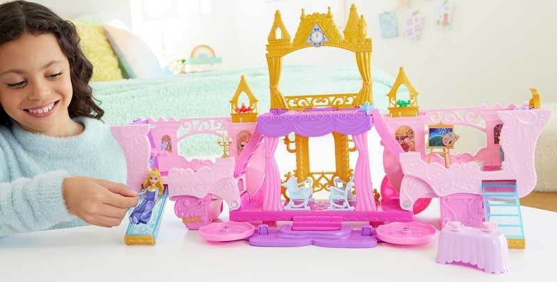 Disney Princess 2-in-1 Carriage Castle Playset - Little Fashion