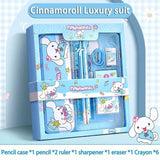 Sanrio Stationery Set: Pencils, Erasers & Rulers - Little Fashion