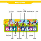 Kids Piano Mat Toy - Musical Dance Floor Keyboard - Little Fashion