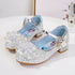Elsa Princess Shoes: Girls' Crystal Sandals - Little Fashion
