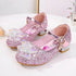 Elsa Princess Shoes: Girls' Crystal Sandals - Little Fashion