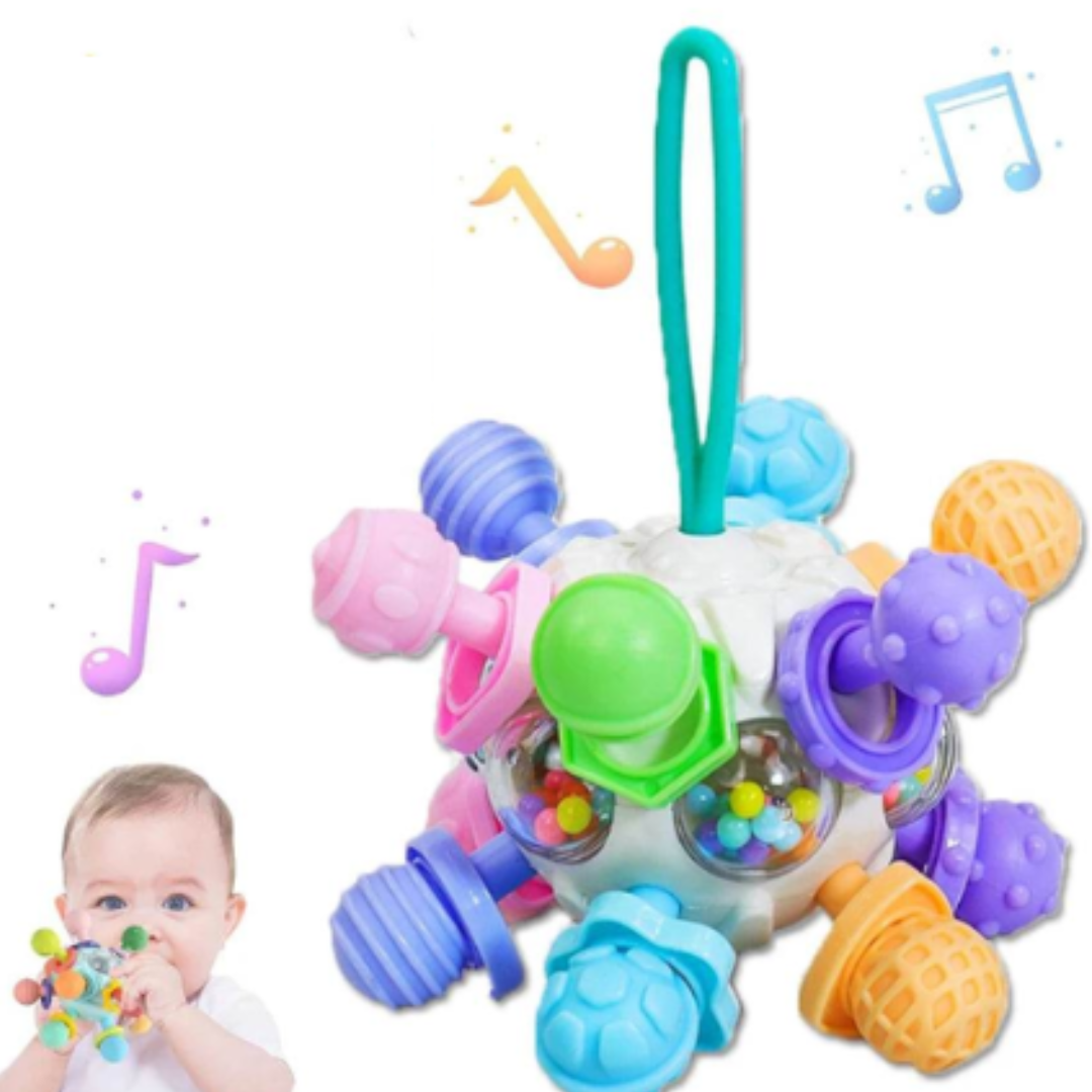 Montessori Baby Rattle & Teether Toys (0-12 M)