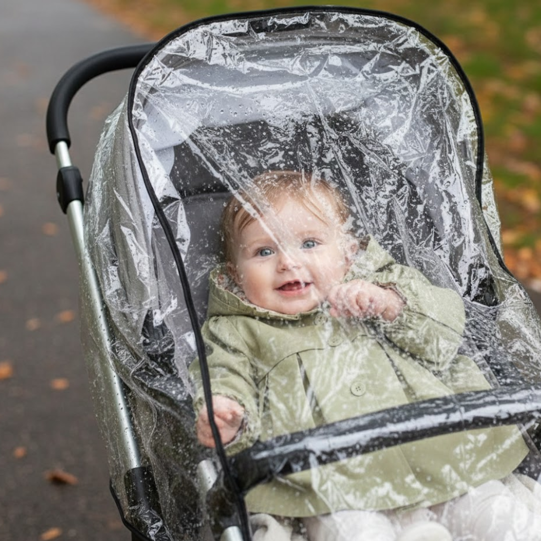 Girls' Waterproof Hooded Jacket – Spring/Fall Mid Coat