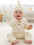 Baby Girl Long-Sleeve Romper & Hat Set
