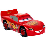 Red toy car with 'Rust-eze' branding on a white background