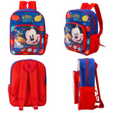 Backpack with cartoon character design on a white background