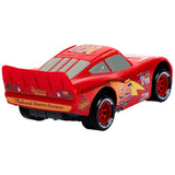 Red toy car with '95' and 'Rust-eze' branding on a white background