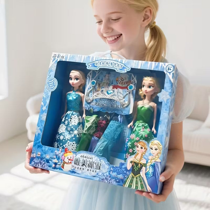 Frozen Elsa & Anna Dolls: 12" Premium Princess Set