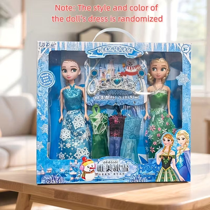 Frozen Elsa & Anna Dolls: 12" Premium Princess Set