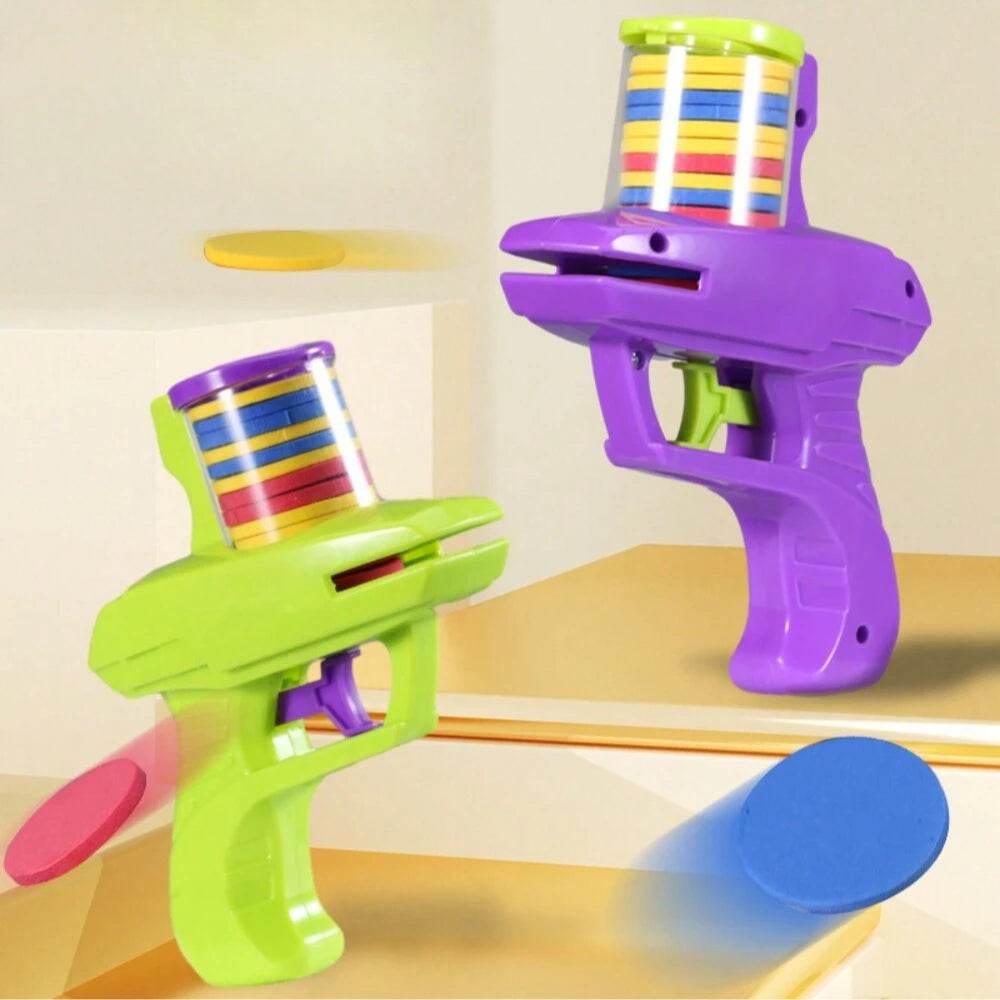 Foam Disc Launcher Toy – Flying Shooter Game for Kids - Little Fashion