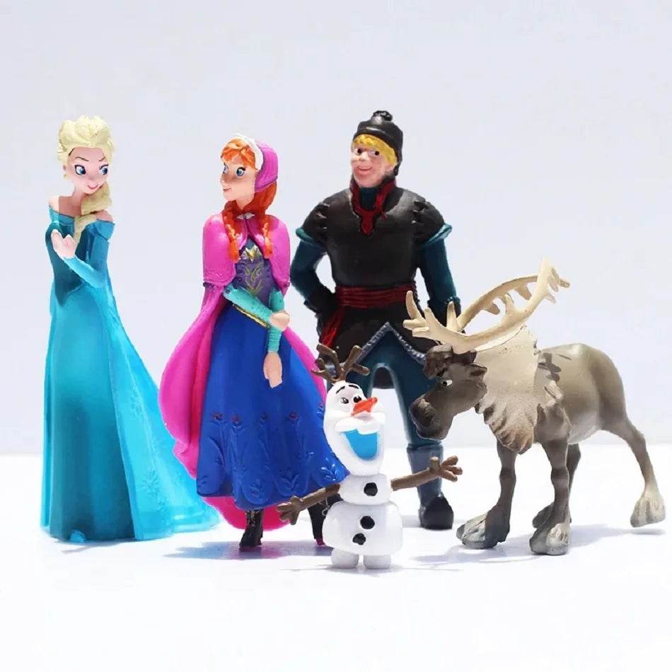 Frozen 5-Piece Anna, Elsa & Olaf Figure Set - Little Fashion