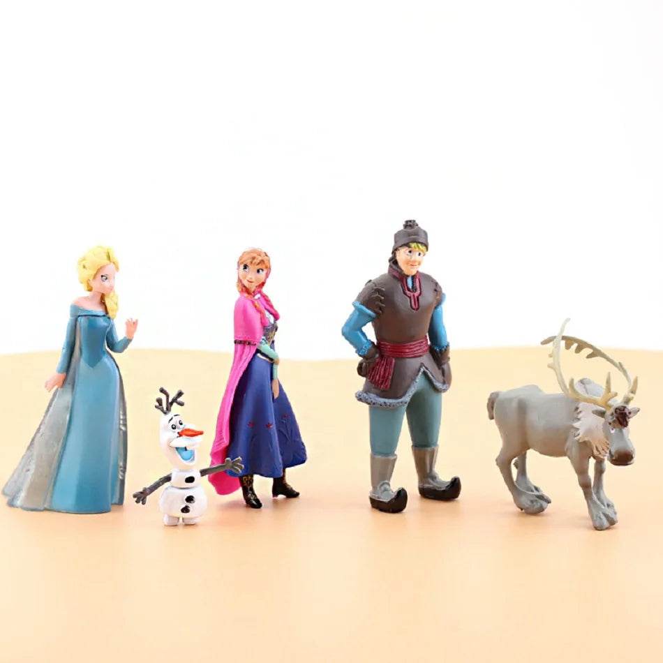 Frozen 5-Piece Anna, Elsa & Olaf Figure Set - Little Fashion