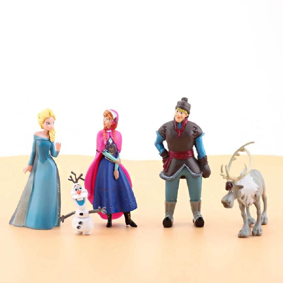 Frozen 5-Piece Anna, Elsa & Olaf Figure Set - Little Fashion
