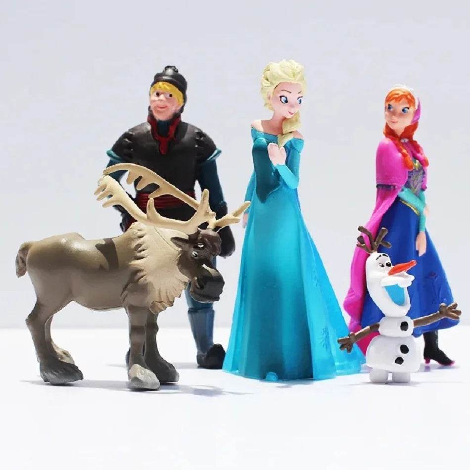 Frozen 5-Piece Anna, Elsa & Olaf Figure Set - Little Fashion
