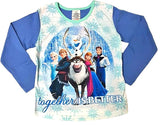 Long-sleeve shirt with Frozen characters and 'Together is Better' text on a white background